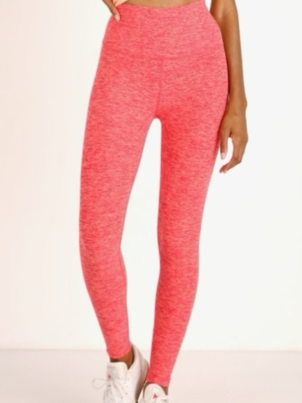 Beyond Yoga Hot Pink Heathered Leggings